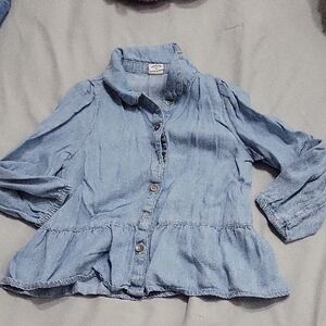 GAP Kids Blue Button Down Shirt